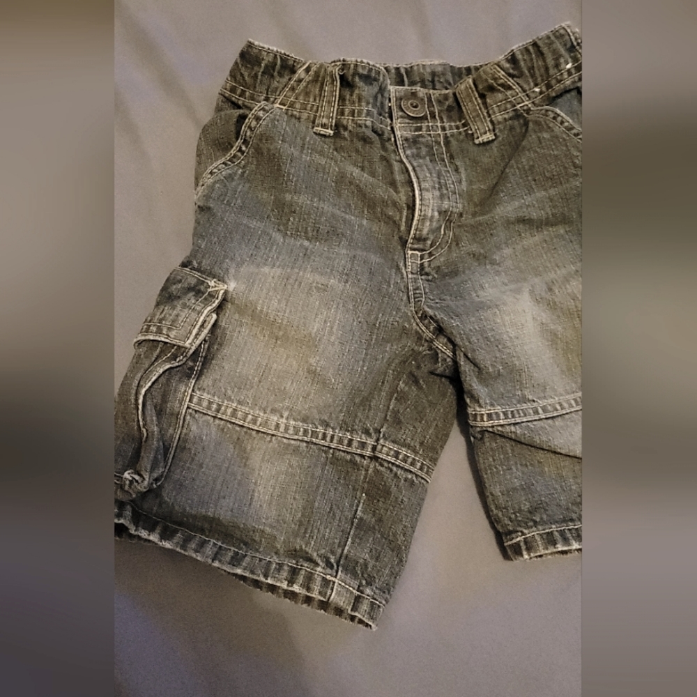 Jean Cargo Shorts
